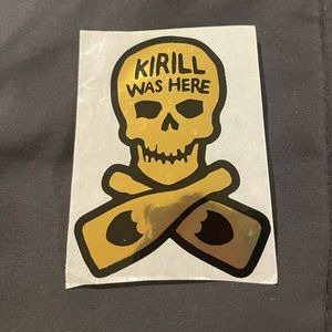 Kirill Was Here sticker